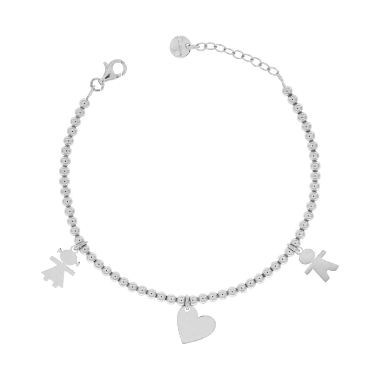 Bracciale Pallini con Ciondoli Famiglia - Image 2