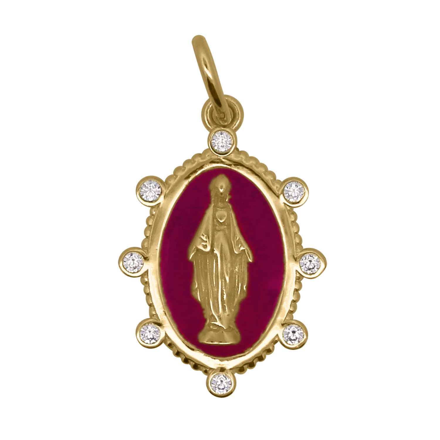 Charm Madonna Burgundy - Image 2