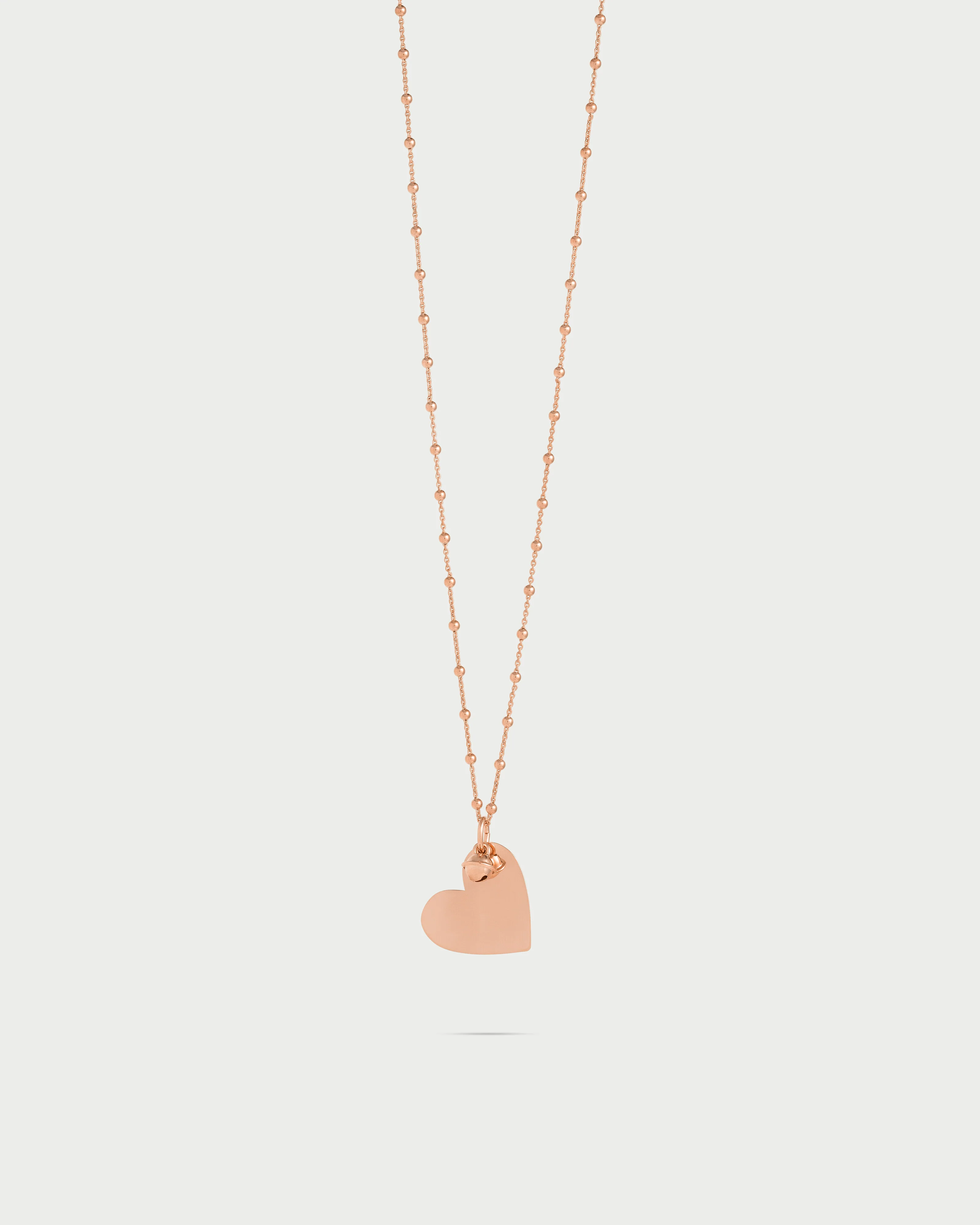 Collana a Pallini con Ciondolo Cuore - Image 3
