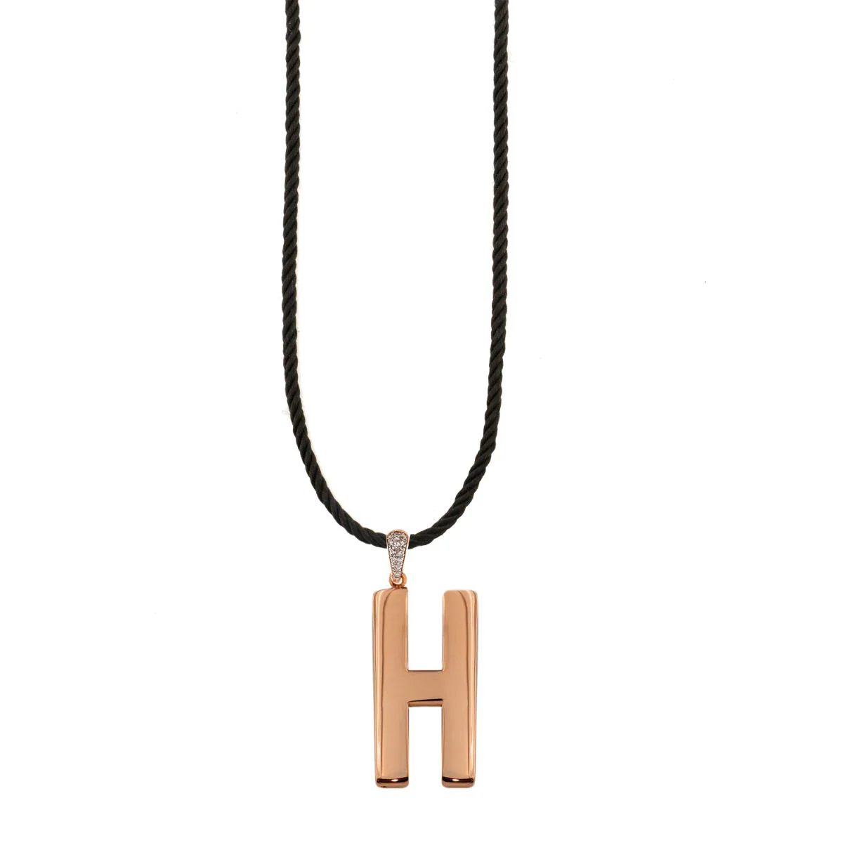 Collana corda torchon Lettera Elettroformata - GO BIG - Image 17