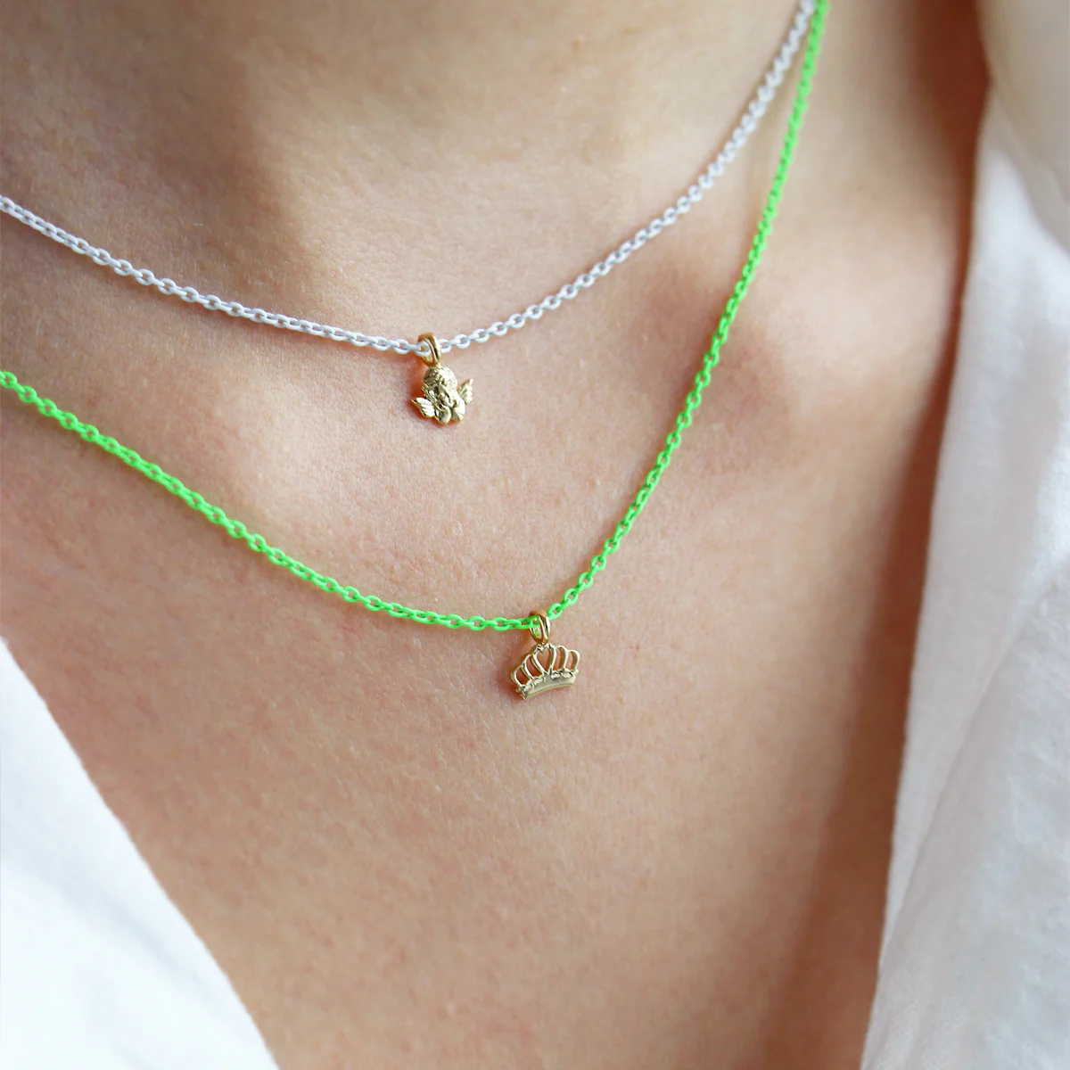 Girocollo Angioletto - ORO18KT - Image 6