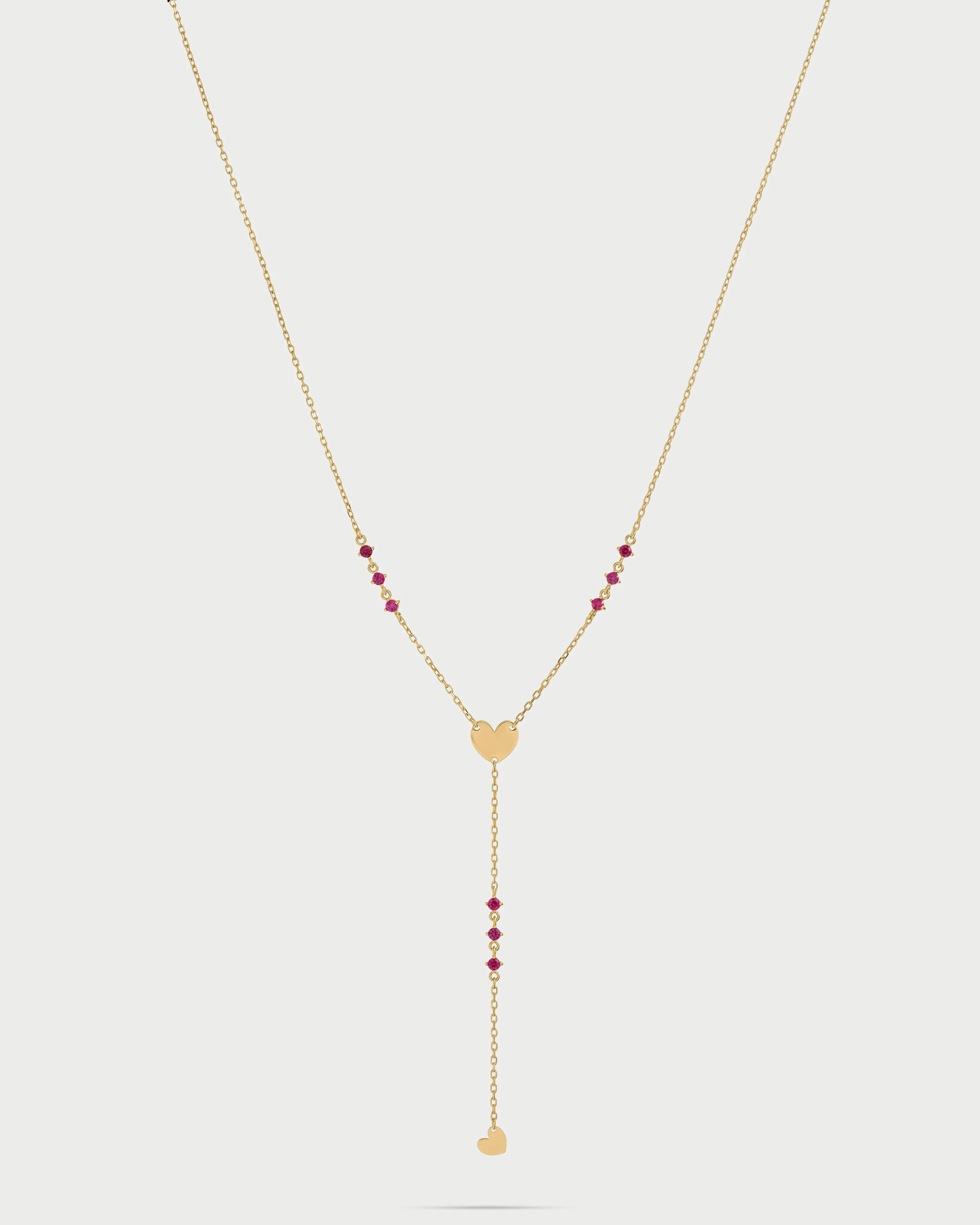 Girocollo rosario cuore e punti luce - Image 2