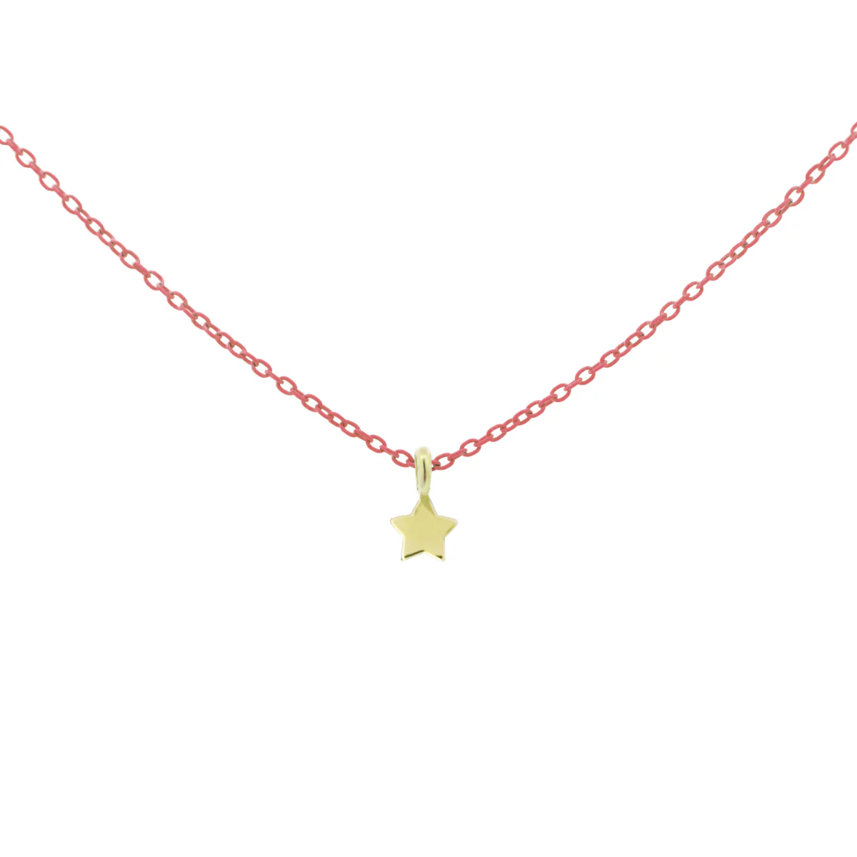 Girocollo stella catena con vernice - ORO 18KT - Image 4
